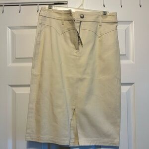 Ariat Cream Denim Skirt